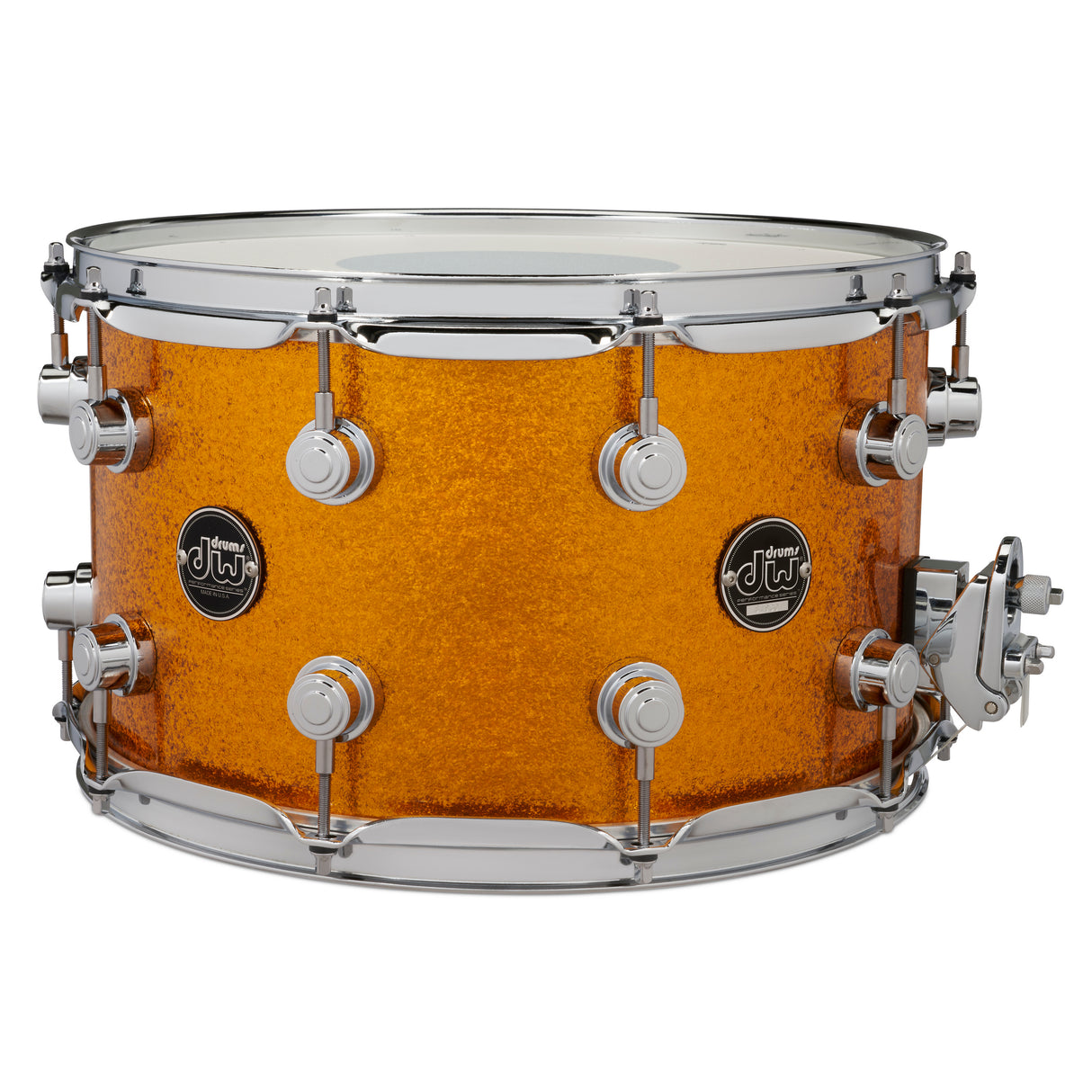 Drum Workshop 14" x 8" Performance Series Maple Snare Drum - Gold Sparkle