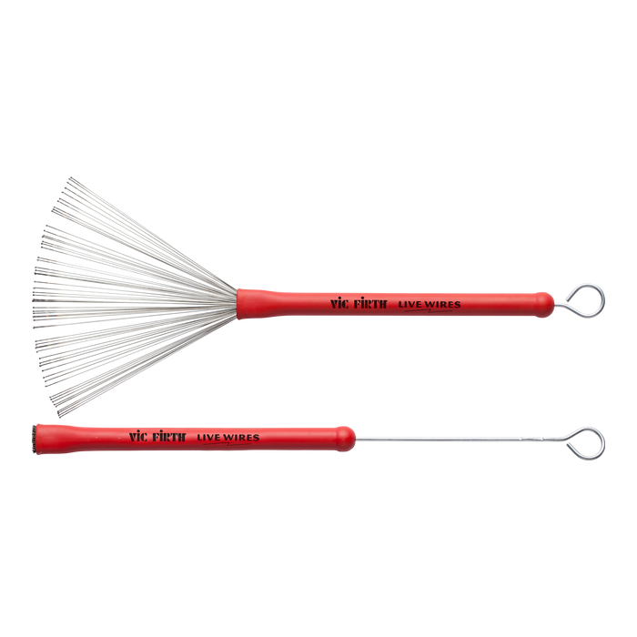 Vic Firth Live Wires Retractable Brushes, Pair