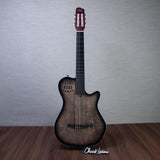 Godin MultiAc Grand Concert SA Nylon String Acoustic-Electric Guitar - Trans Black - CHUCKSCLUSIVE - #26317988
