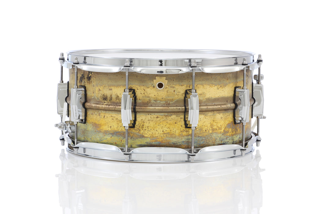 Ludwig 14" x 6.5" Raw Brass Snare Drum