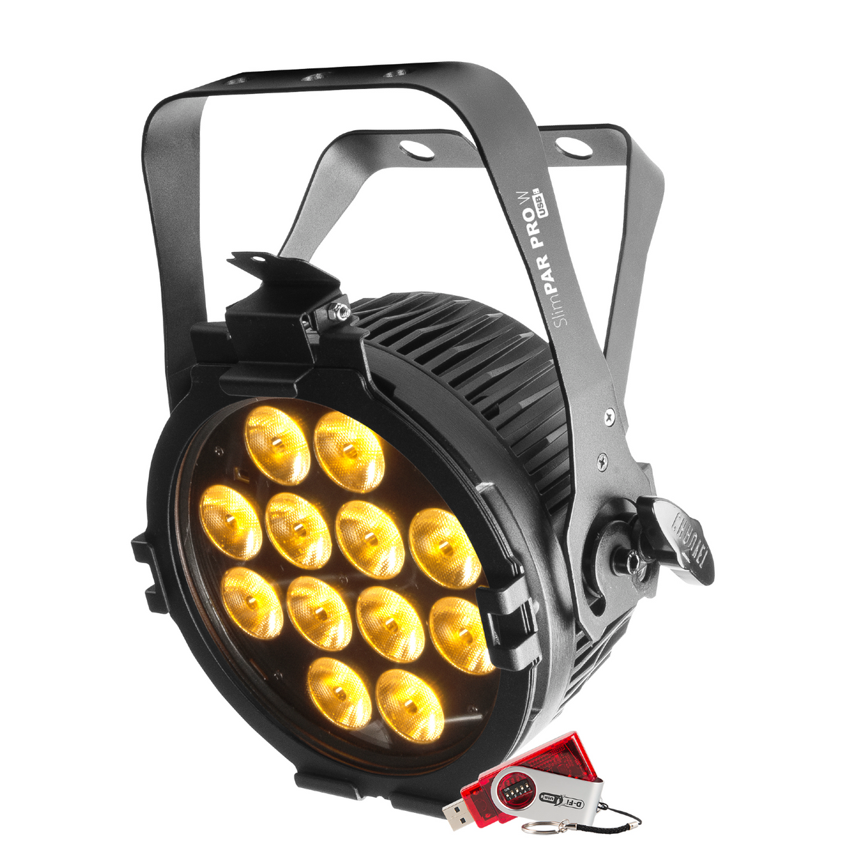 Chauvet DJ SlimPAR Pro W USB Low-Profile LED Wash Light - Mint, Open Box