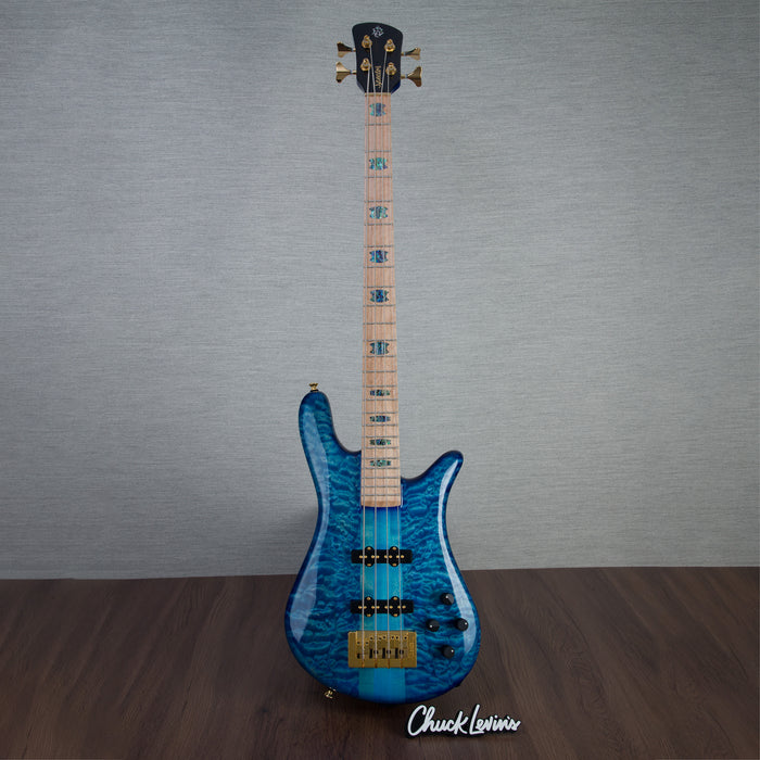 Spector USA Custom NS2 Bass Guitar - Bahama Blue - #1571 - Display Model, Mint