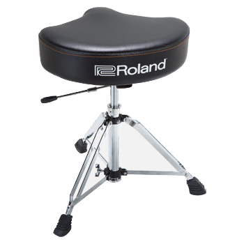 Roland Saddle Vinyl Drum Throne with Hydraulic Base