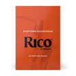 D'Addario RLA10 Rico Unfiled Baritone Sax Reed 10-Pack - New,2.5