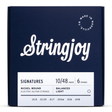 Stringjoy Signatures Nickel-Wound Balanced Electric Guitar Strings - Light Gauge (.010-.048)