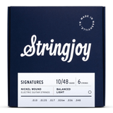 Stringjoy Signatures Nickel-Wound Balanced Electric Guitar Strings - Light Gauge (.010-.048)