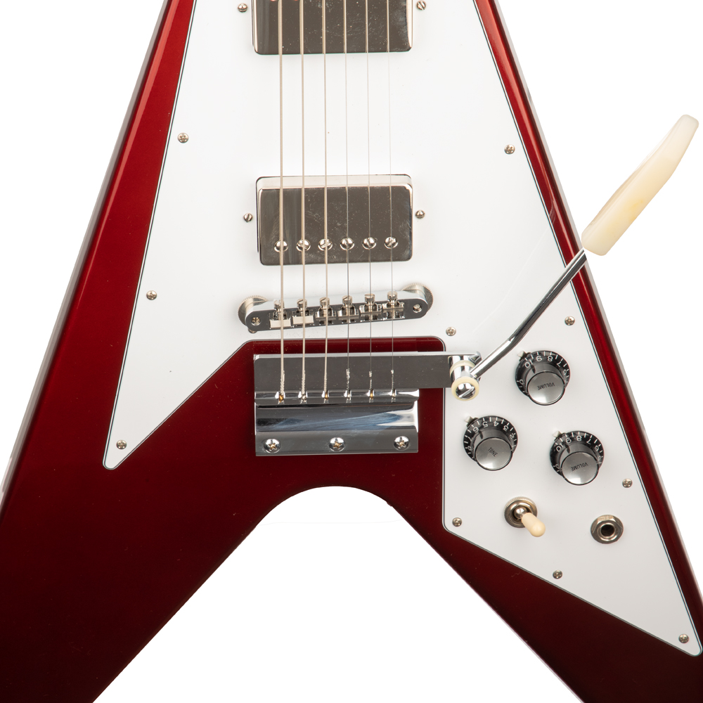Gibson Custom Shop 1967 Mahogany Flying V with Vibrola, Gloss Finish - Sparkling Burgundy - #100997