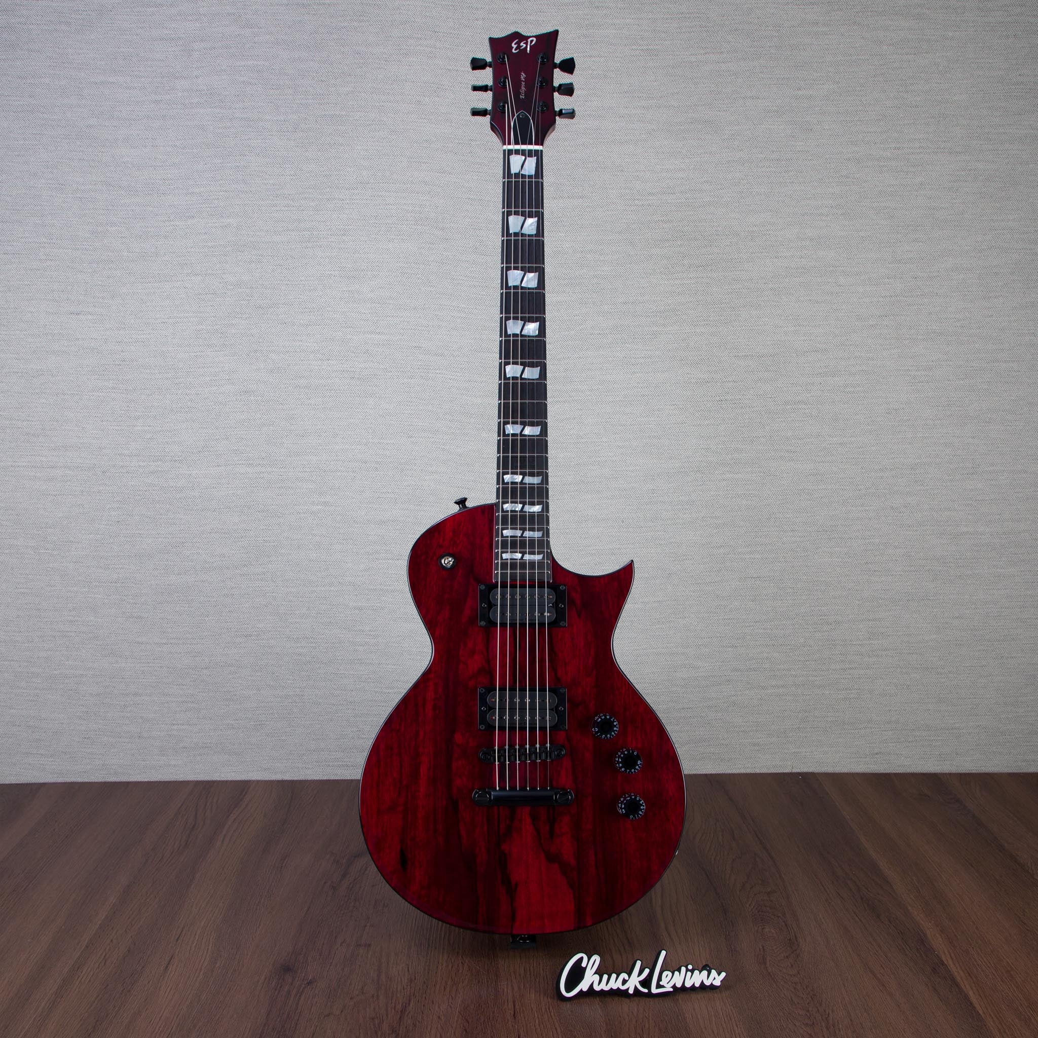 ESP USA Limited Edition Eclipse Electric Guitar - Black Limba