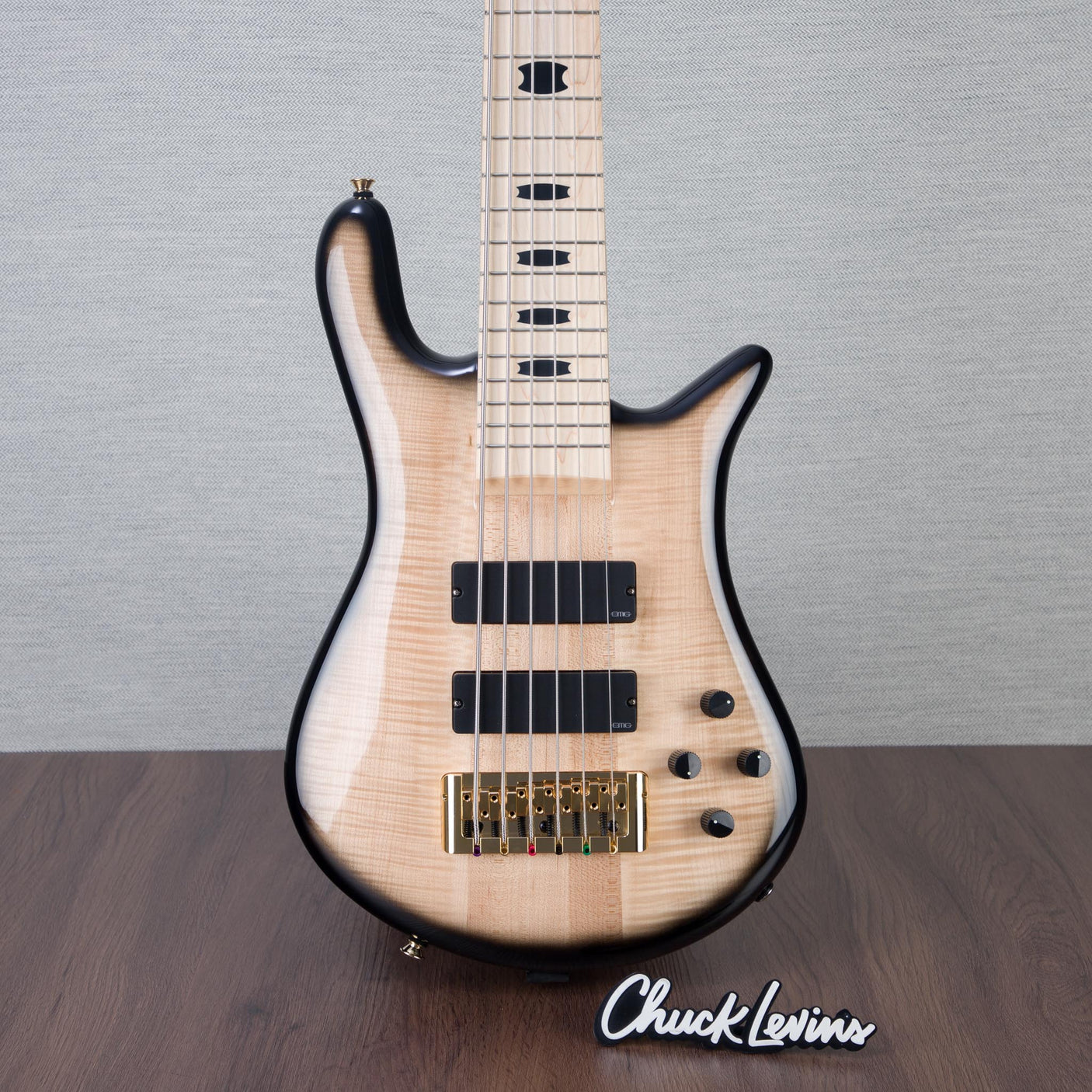 Spector Euro 6 6-String Electric Bass Guitar - Natural Black Burst Gloss - CHUCKSCLUSIVE - #NB22976