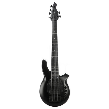 Music Man Bongo 6 6-String Electric Bass Guitar - Stealth Black
