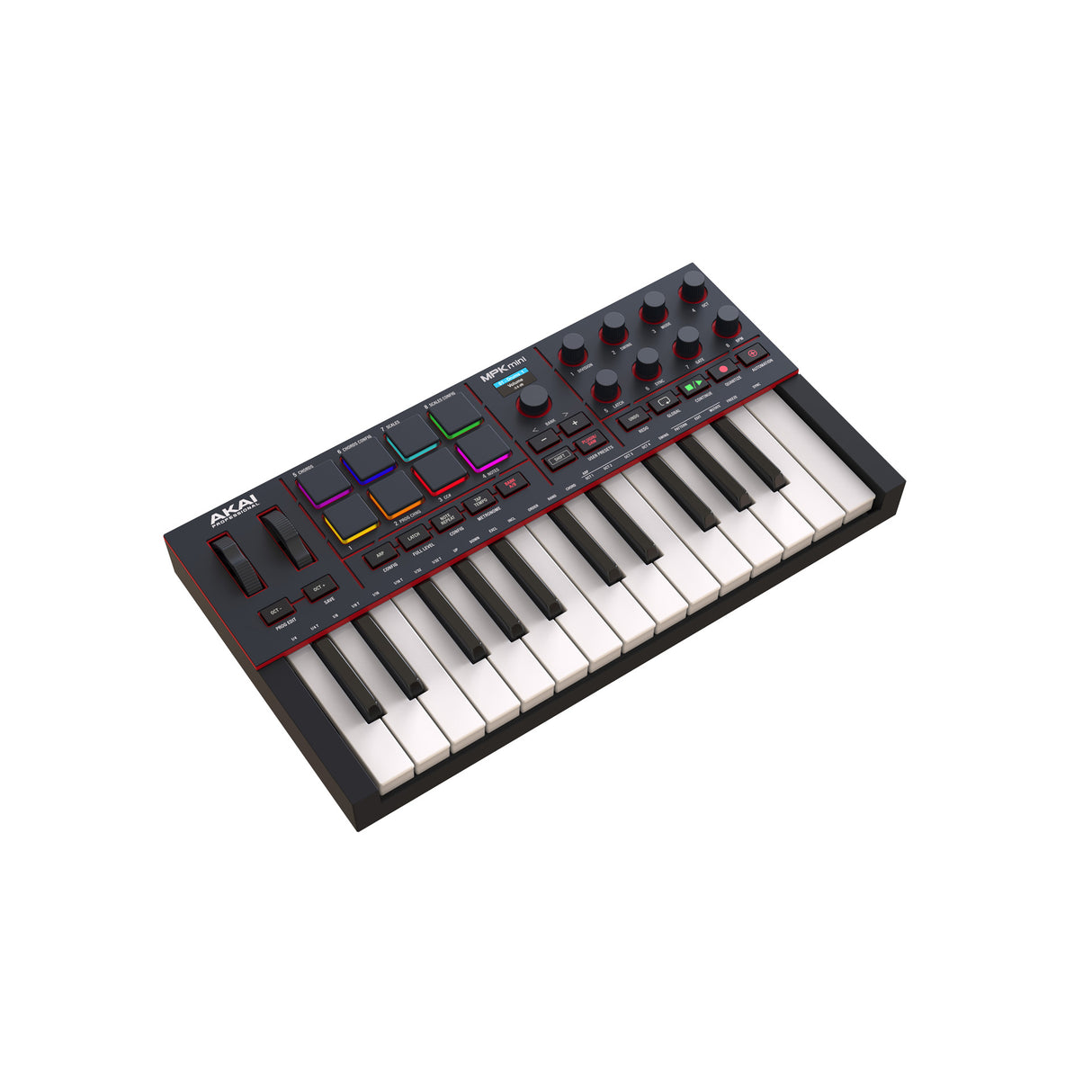 Akai Pro MPK Mini IV Compact Midi Controller - Black - Mint, Open Box