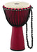 Meinl FADJ7-M-G Rope Tuned Journey Series Djembe, Goat Head Crimson Red 10"