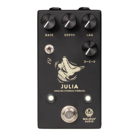Walrus Audio Limited Edition Julia Chorus/Vibrato V2 Guitar Effects Pedal - Black
