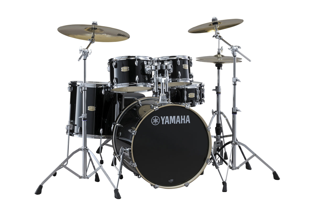 Yamaha Stage Custom Birch 5-Piece Shell Pack with 20-Inch Kick with Hardware - Raven Black