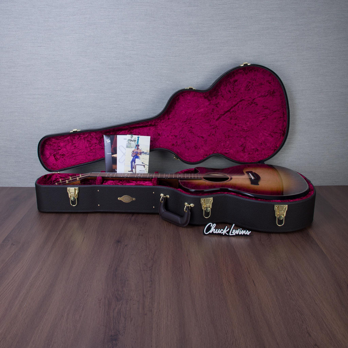 Taylor Limited Edition Builder's Edition 814ce Adirondack Spruce/Macassar Ebony Acoustic Electric Guitar - Shaded Edgeburst - #1201226078