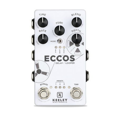Keeley Electronics ECCOS Delay Looper Pedal - Mint, Open Box