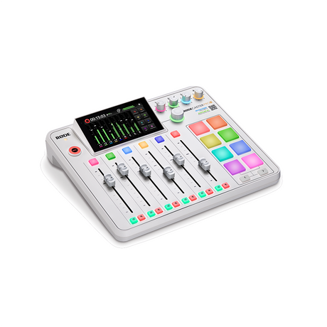 RODE RODECaster Pro II Integrated Audio Production Console - White - Mint, Open Box
