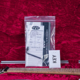 EVH Custom Shop Special Edition Wolfgang Stripes Electric Guitar - White/Black Stripes - #WG17610A