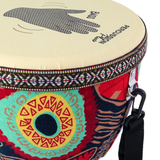 Slap Percussion Rope Djembe Educational 10 Pack with Guides - Mixed Sizes