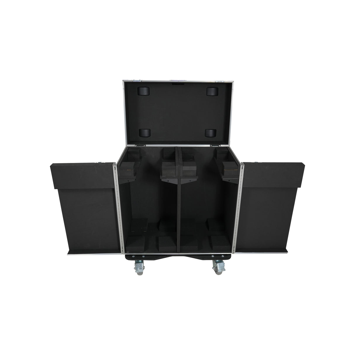 ProX XS-MH30WASHX2W for Two Moving Head Fixtures ATA Flight Style Road Case with Casters