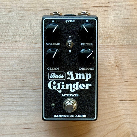 Damnation Pedals Bass Amp Grinder Bass Distortion Effects Pedal