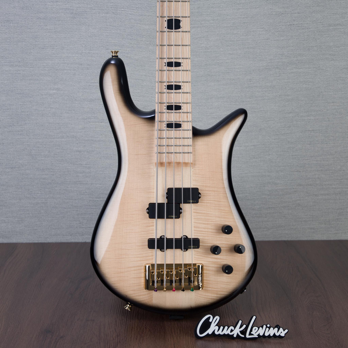 Spector Euro 5 5-String Electric Bass Guitar - Natural Black Burst Gloss - CHUCKSCLUSIVE - #NB22961