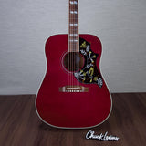 Gibson Limited Edition Hummingbird Standard Acoustic Electric Guitar - Wine Red - #23254056