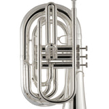 King KMB411S Performance Marching Baritone Horn - Silver-Plated