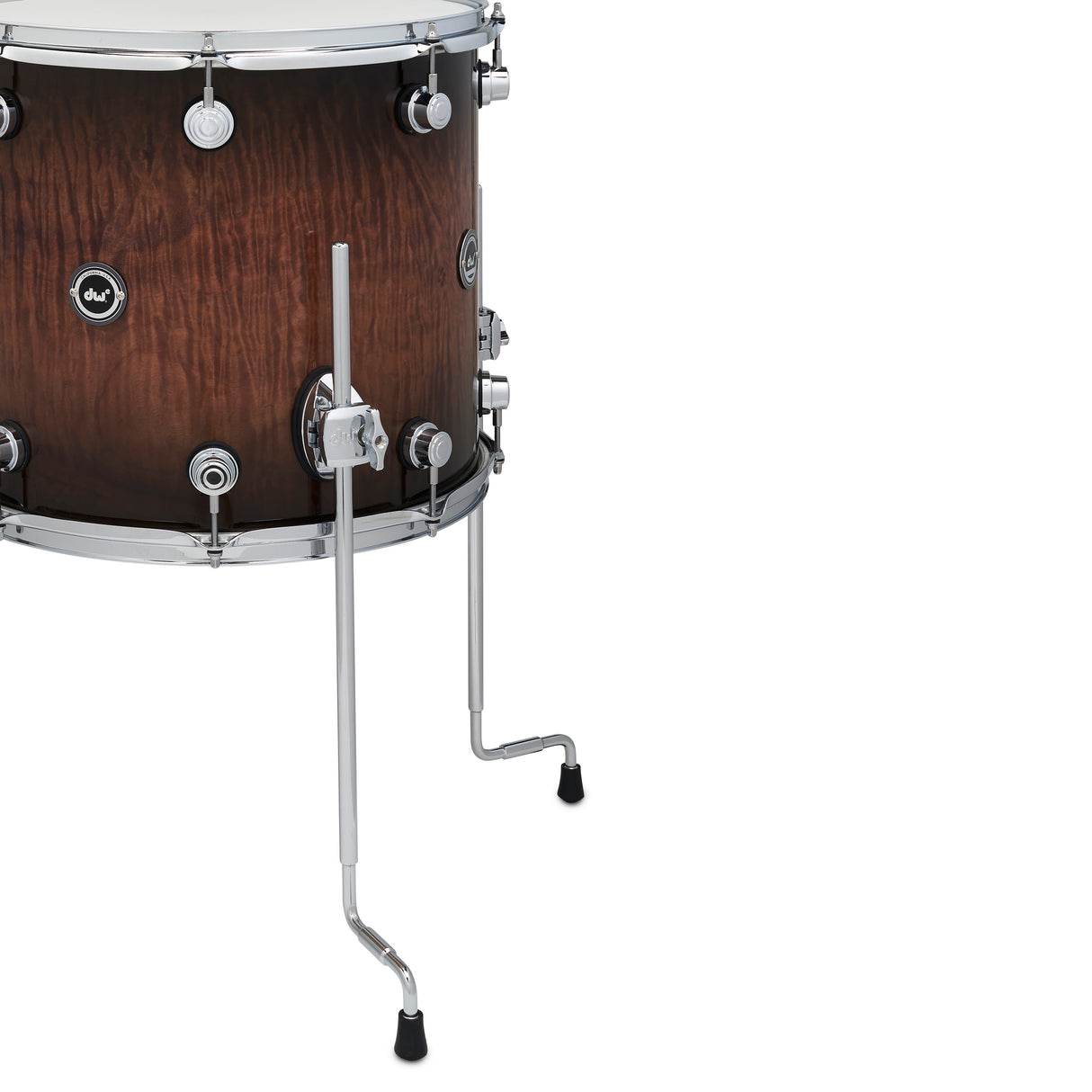 DW DWe 5-Piece Drum Kit Bundle - Exotic Curly Maple Burst