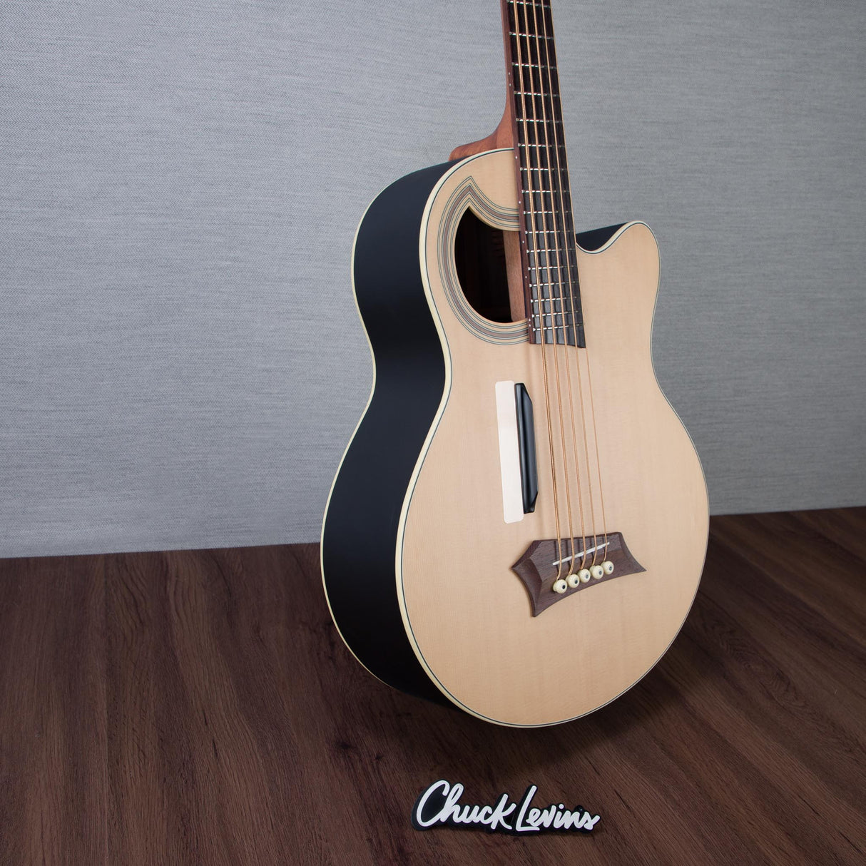 Warwick RockBass Alien Standard 5-String Acoustic Electric Bass Guitar - Natural Transparent Satin - #WAC C 010805-25
