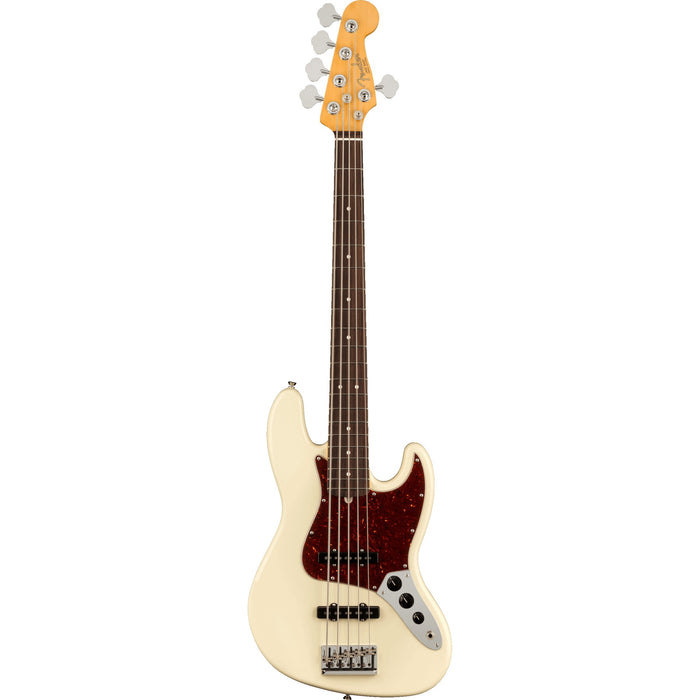 Fender American Professional II Jazz Bass V, Rosewood Fingerboard - Olympic White