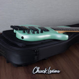 Sire Marcus Miller M6 5-String Headless Electric Bass Guitar - Surf Green Metallic Satin