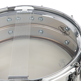 Ludwig 5x14 Inch Chrome Over Brass Snare Drum, Factory B-Stock