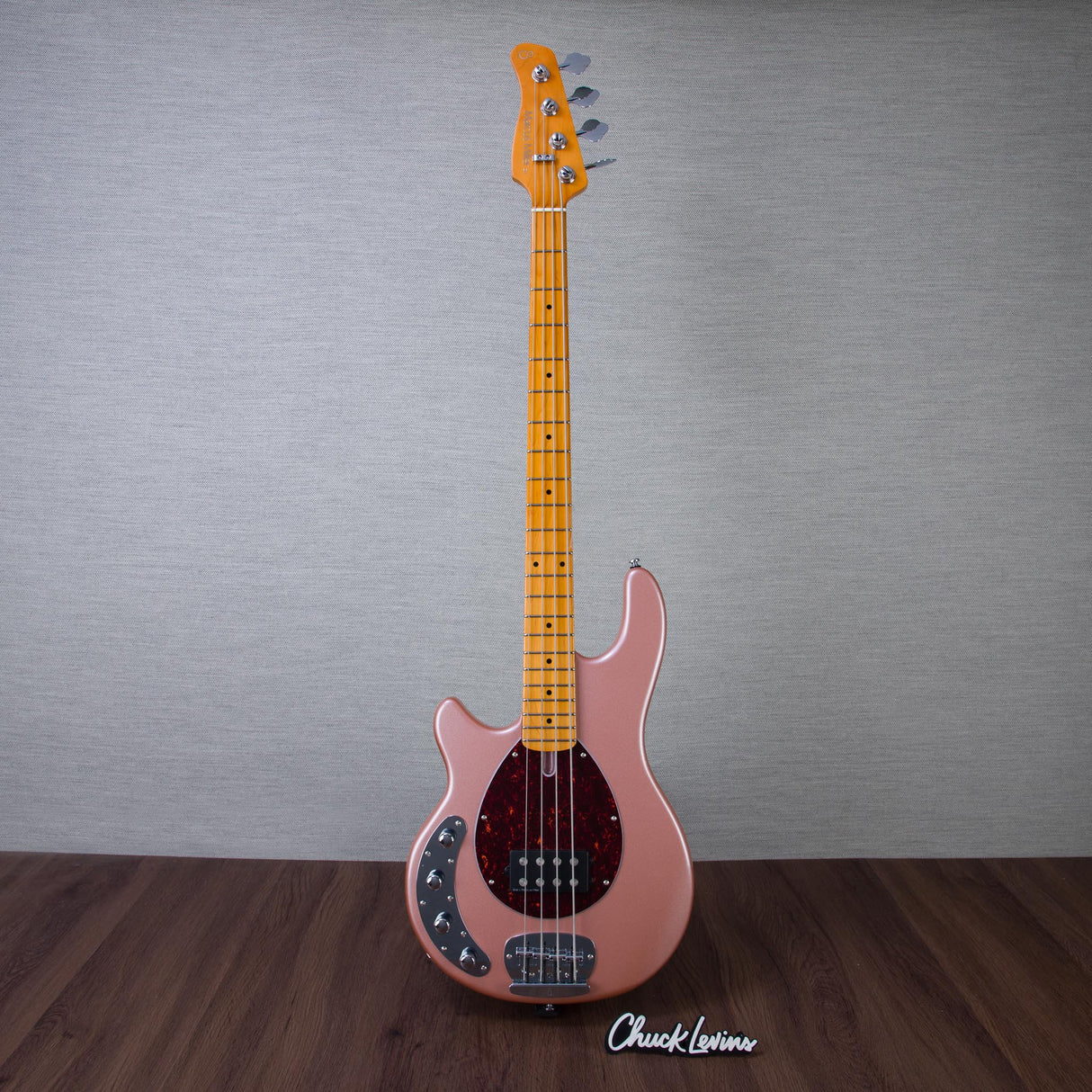 Sire Marcus Miller Z3 4-String Left Handed Bass Guitar, Hard Maple Fingerboard - Rosegold