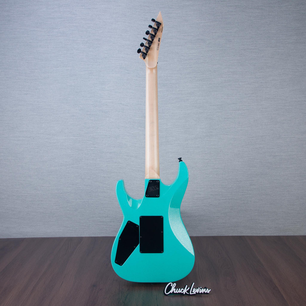 ESP USA M-I DX FR Electric Guitar - Midori Gold Sparkle - #US24704