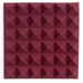 Gator GFW-ACPNL1212PBDY-8PK - 2-Inch Thick Acoustic Foam Panels - 8 Pack , Burgundy