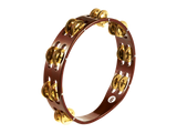 Meinl TA2B-AB 10" Traditional Wood Tambourine, Brass Jingles