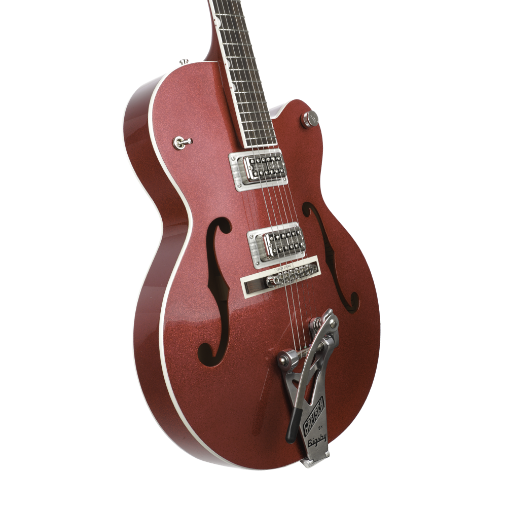 Gretsch G6120T-HR Brian Setzer Signature Hot Rod Hollow Body With Bigsby - Magenta Sparkle - New
