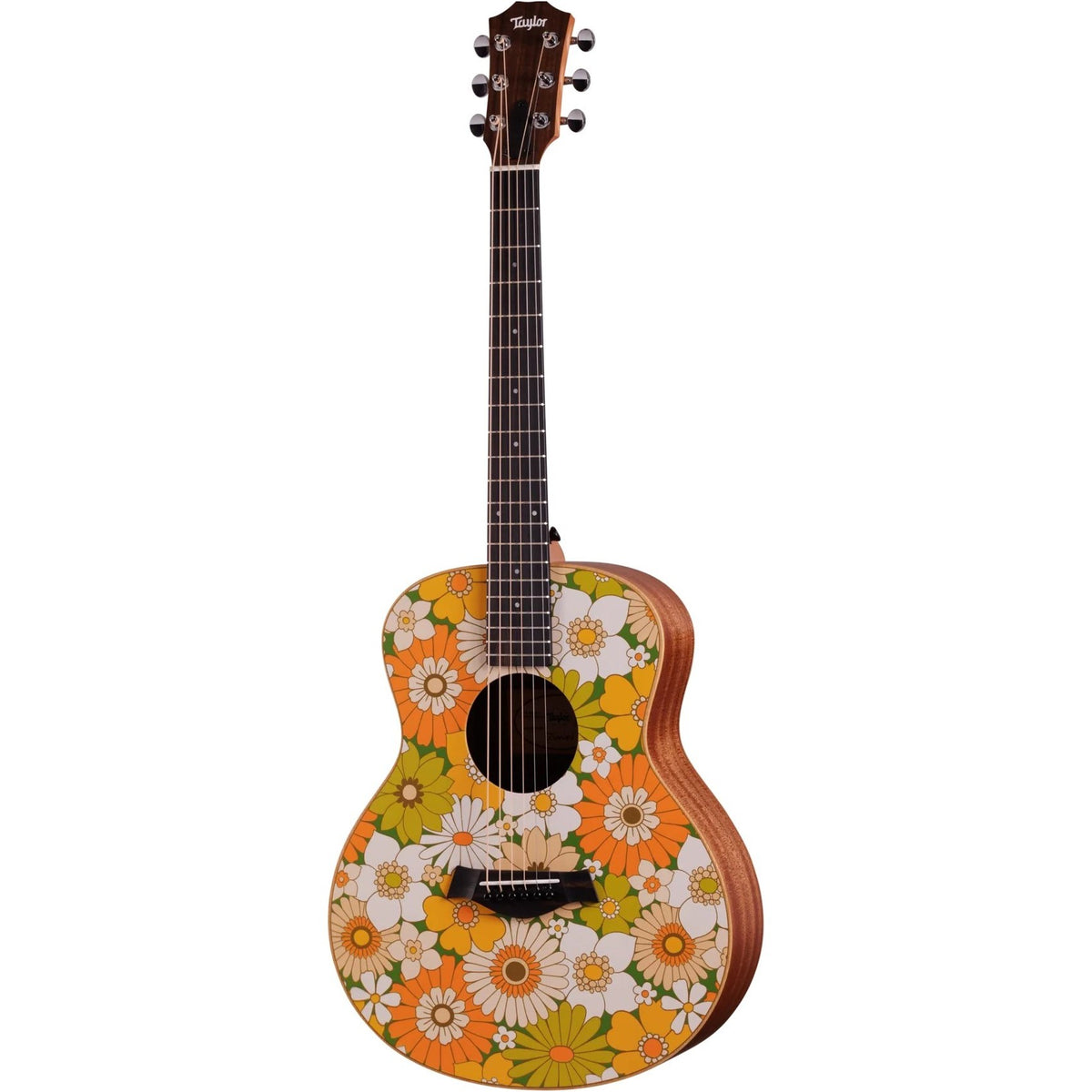Taylor Special Edition GS Mini-e Acoustic Electric Guitar - Floral Green