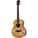 Taylor Special Edition GS Mini-e Acoustic Electric Guitar - Floral Green