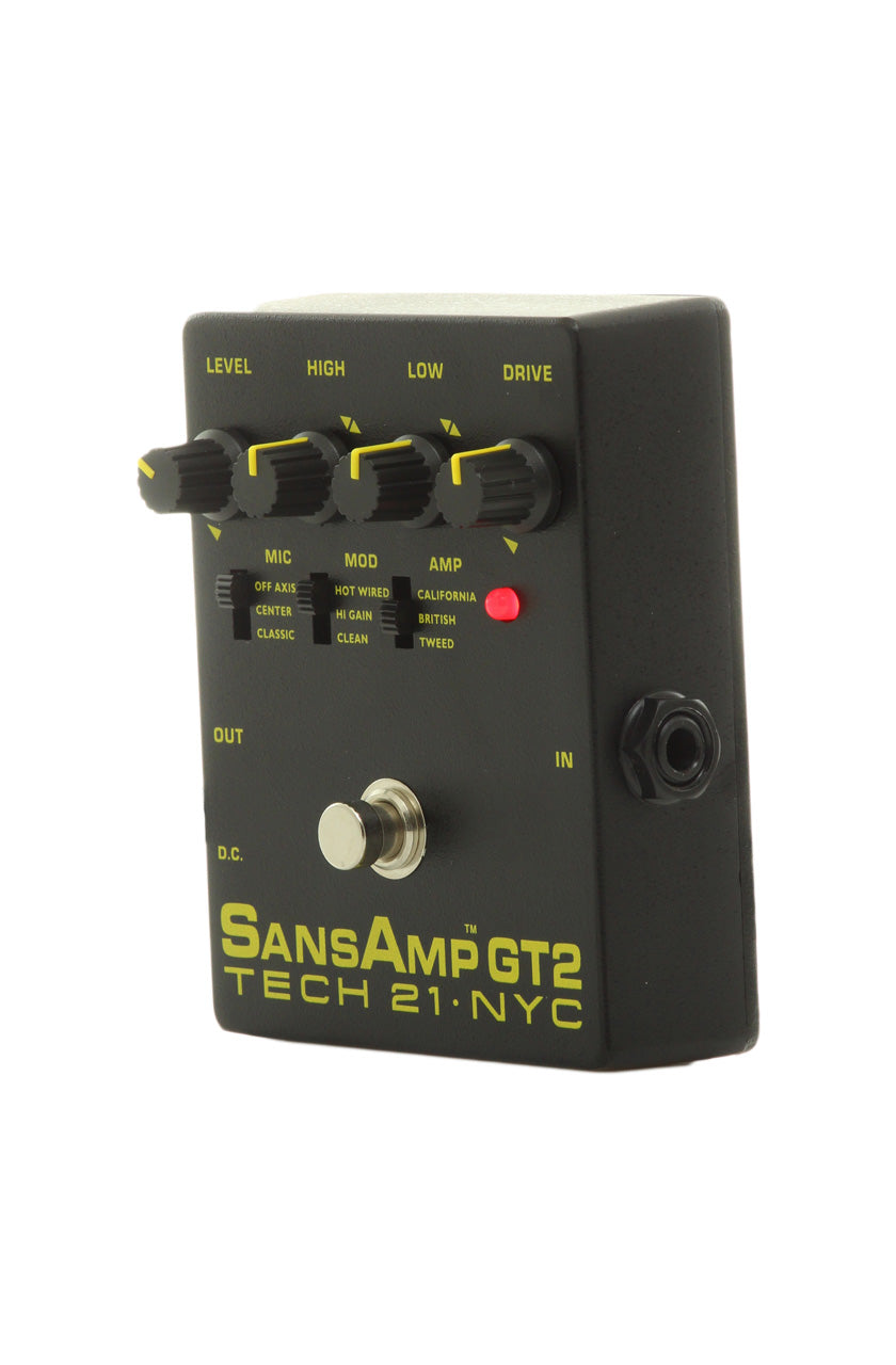 Tech 21 SansAmp GT2 – Chuck Levin's Washington Music Center