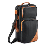 GARD 5-ECSK Elite Triple Trumpet Gig Bag - Black Cordura with Leather Trim