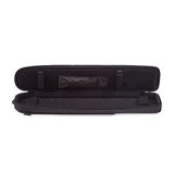 Gard Single Elite Cut-Bell Tenor Trombone Gig Bag - Black Nylon with Light Brown Leather Accent