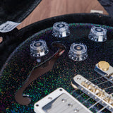 PRS McCarty 594 Hollowbody II Custom Color Hollowbody Electric Guitar - Black Rainbow Hollowflake - #250411621