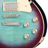 Epiphone Les Paul Stadnard 60's Figured Top Electric Guitar - Blueberry Burst