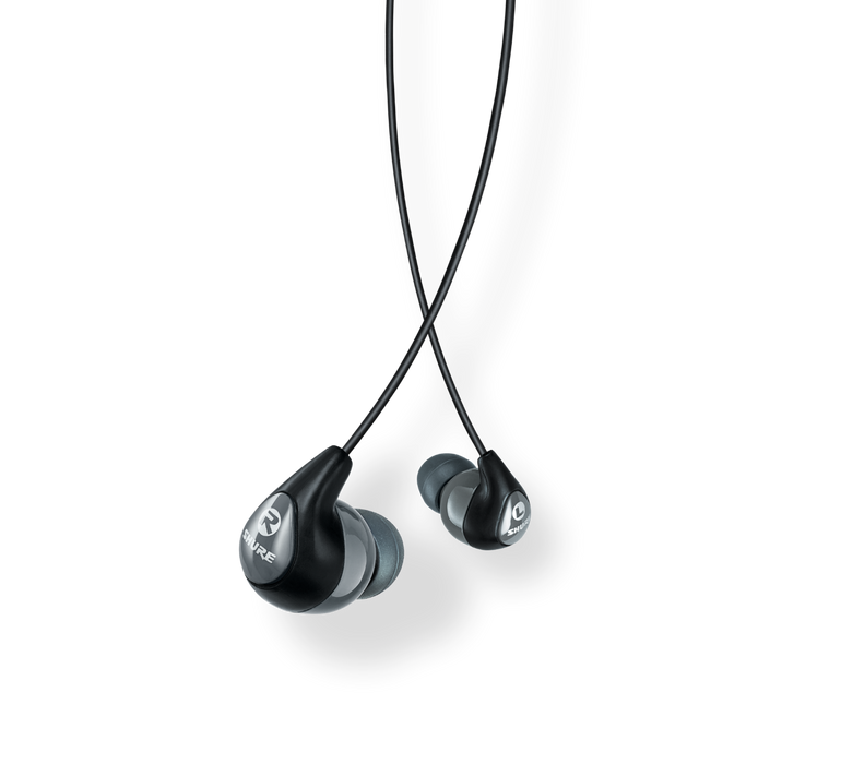 Shure MV7K with Earbuds Podcasting Bundle - Black