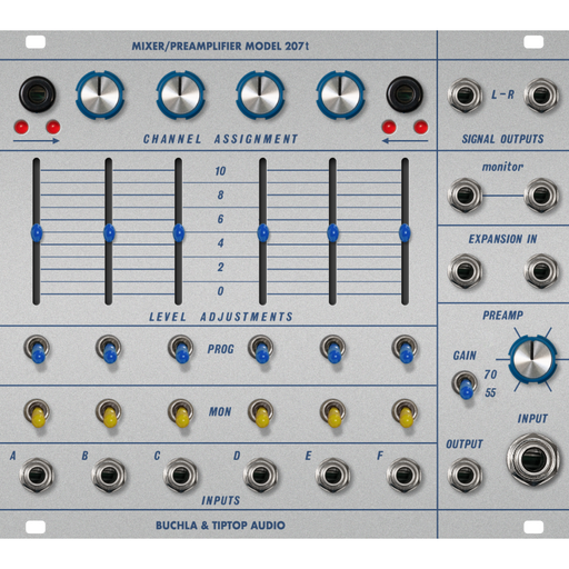 Tiptop Audio Buchla 207t Mixer + Preamplifier