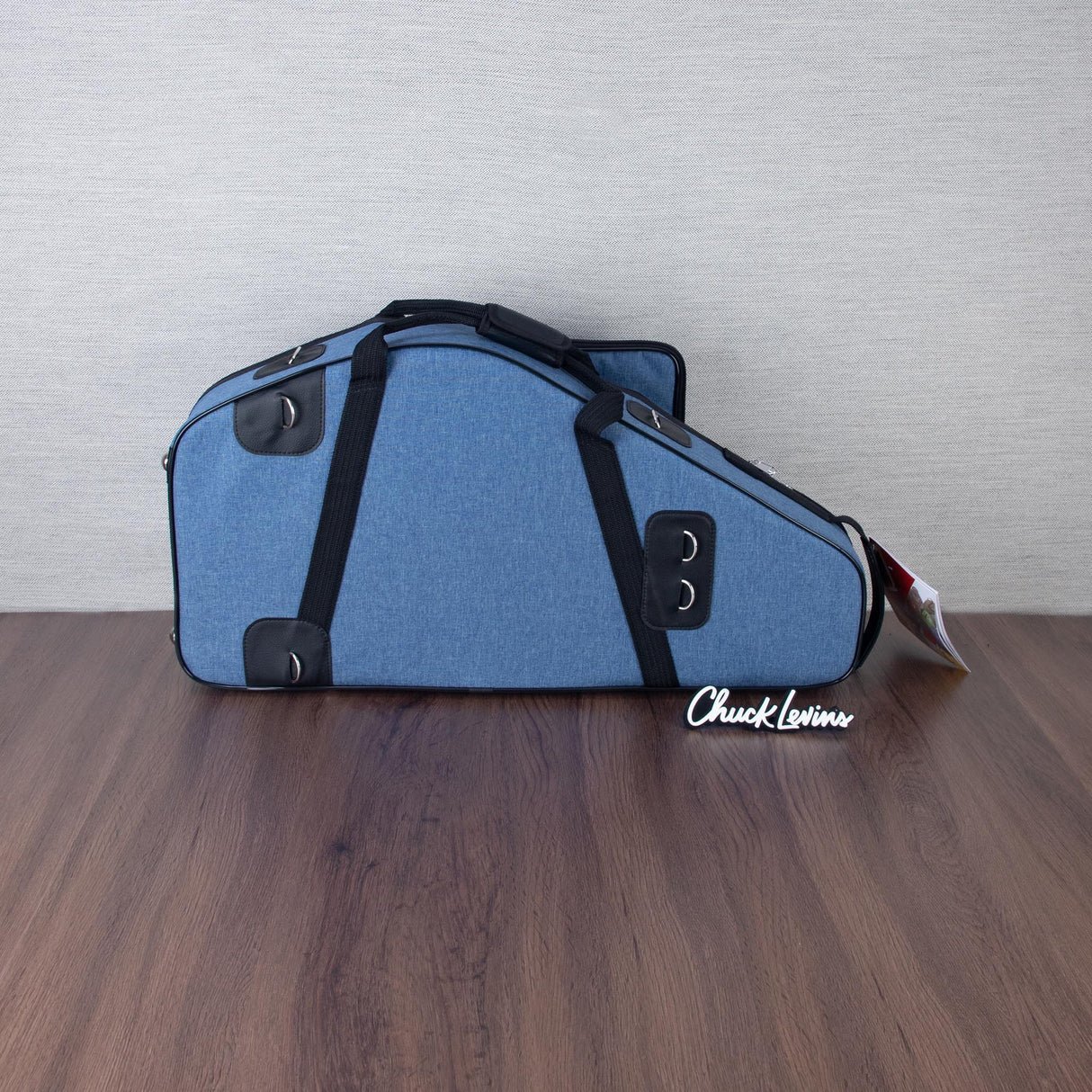 Marcus Bonna Alto and Curved Soprano Double Saxophone Case - Cationic Blue