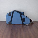 Marcus Bonna Alto and Curved Soprano Double Saxophone Case - Cationic Blue