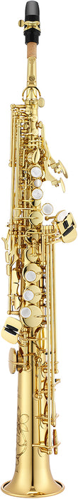 Jupiter JSS1100 Gold-Lacquered B-Flat Soprano Saxophone W/ Case